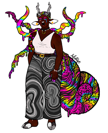 Neon Lights and Black Velvet